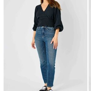 Judy Blue Katy High-Rise Tummy Control Slim Jeans (JB 88776)